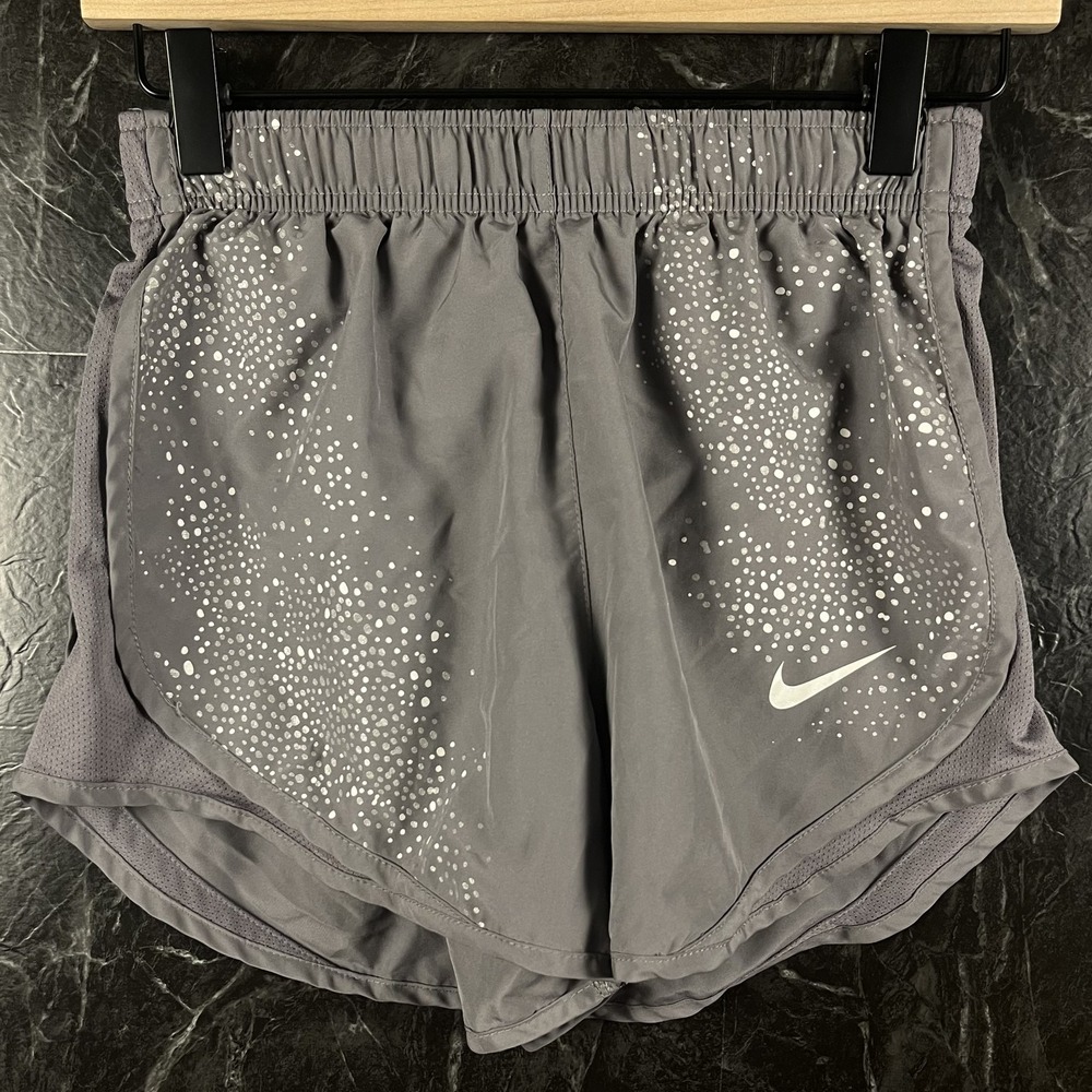 Nike Women's Grey Dri-Fit Running Shorts XS